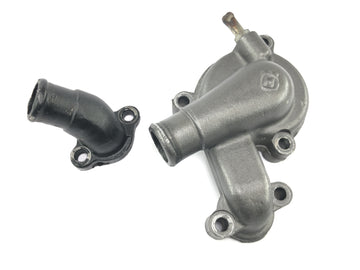 Husqvarna TE 610 H6 8AE [TE 570 H7] - Tapa de bomba de agua, carcasa de bomba de refrigerante con brida de refrigerante