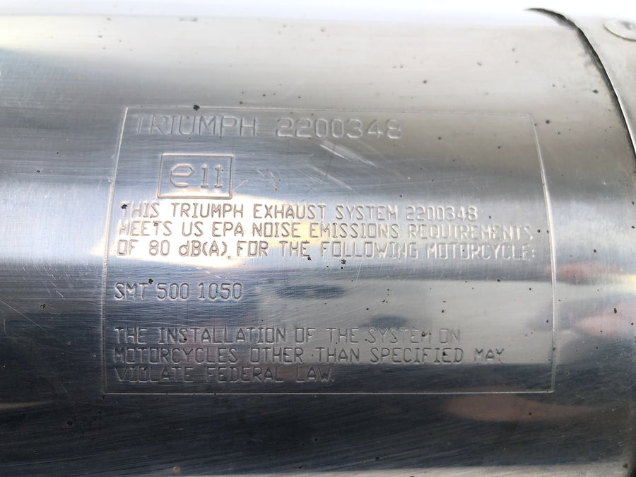 Triumph Speed Triple 1050 515NJ [2007] - Silenciador de escape trasero derecho