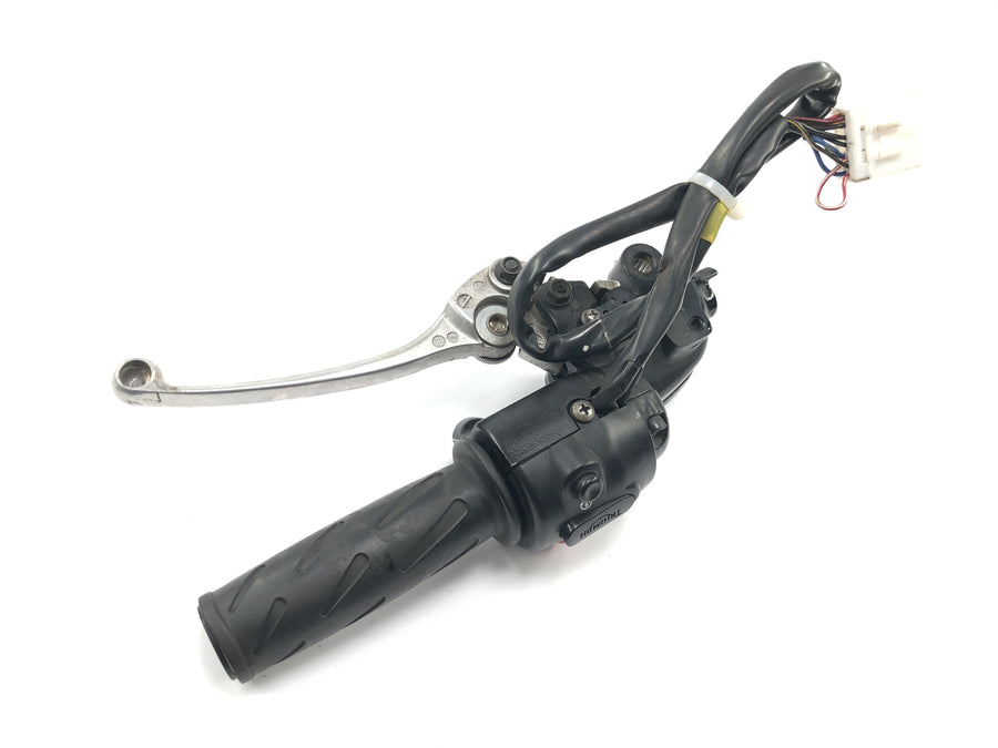 Triumph Bonneville T100 986MF [2012] - Montaje de manillar derecho, interruptor de manillar, bomba de freno delantero