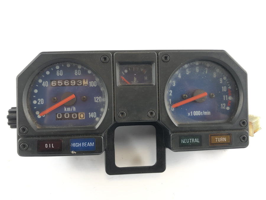 Kawasaki KMX 125 B [1998] - Cockpit de tacho con un mostrador de revoluciones