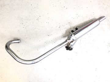 Kawasaki W 650 EJ650A [1999] - Sistema de escape izquierdo, colector de escape, silenciador