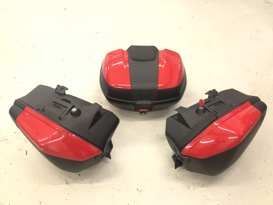 Ducati Multistrada 1200 S Touring [2009] - Juego de maletas laterales, juego de maletas top case
