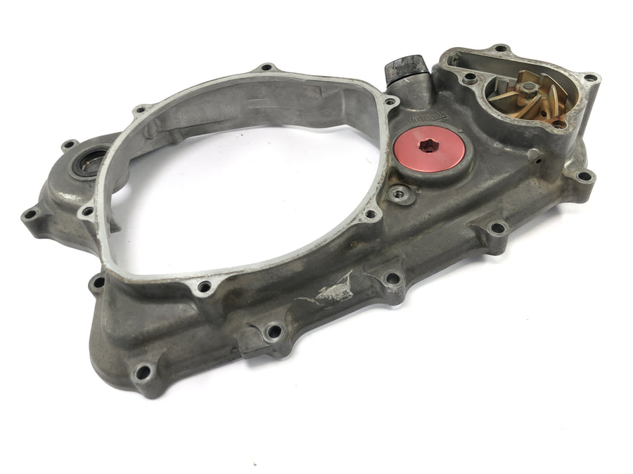 Honda CRF 450 R [2007] - tapa embrague tapa motor derecha bomba agua