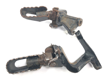 Honda XL 600 RM PD03 [1985] - Reposapiés conductor izquierdo derecho plegable par
