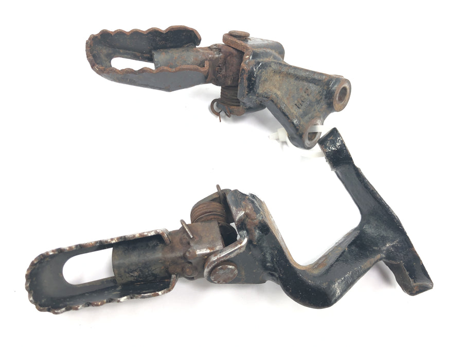 Honda XL 600 RM PD03 [1985] - Reposapiés conductor izquierdo derecho plegable par