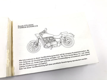 Honda VTX 1800 SC46 [2004] - Manual del conductor Instrucciones de funcionamiento Manual del propietario solo en alemán - 0