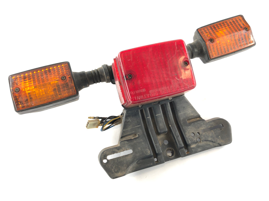 Yamaha XT 600 Zenere 34L [1985] - Soporte de matrícula con señales de giro y luces traseras