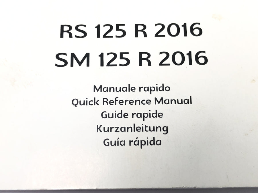 SWM RS 125 R B2 [2020] - Manual de instrucciones de funcionamiento