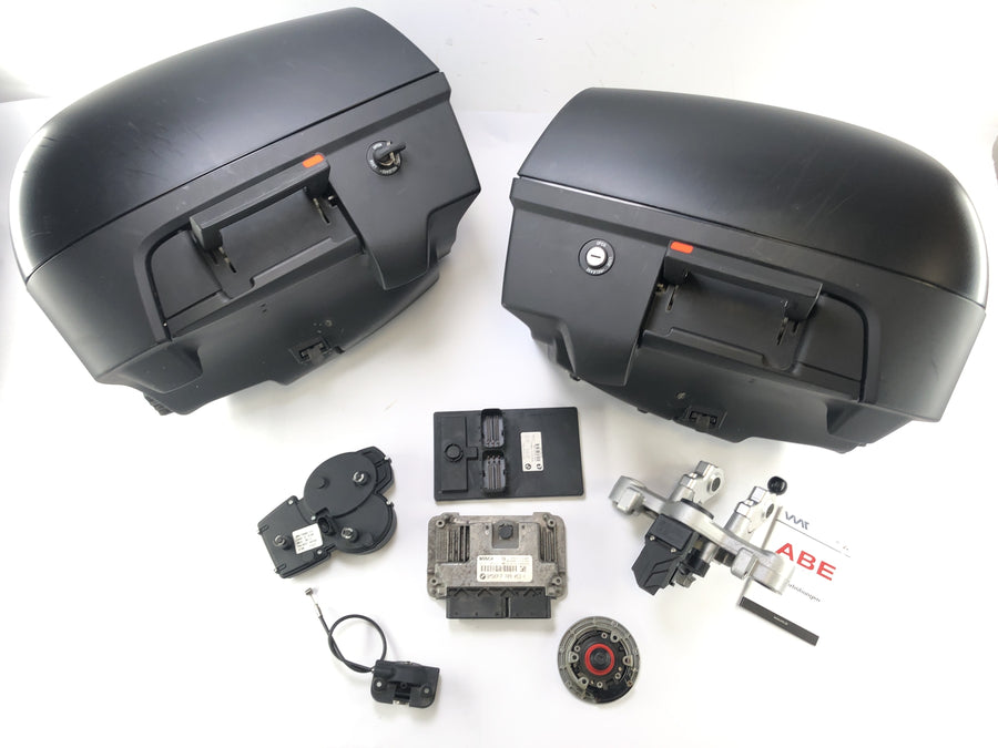 BMW R 1200 R [2007] - Conjunto de maletas con Castle Set Tacho CDI HORK Puente sobre Abe para el aumento del manillar