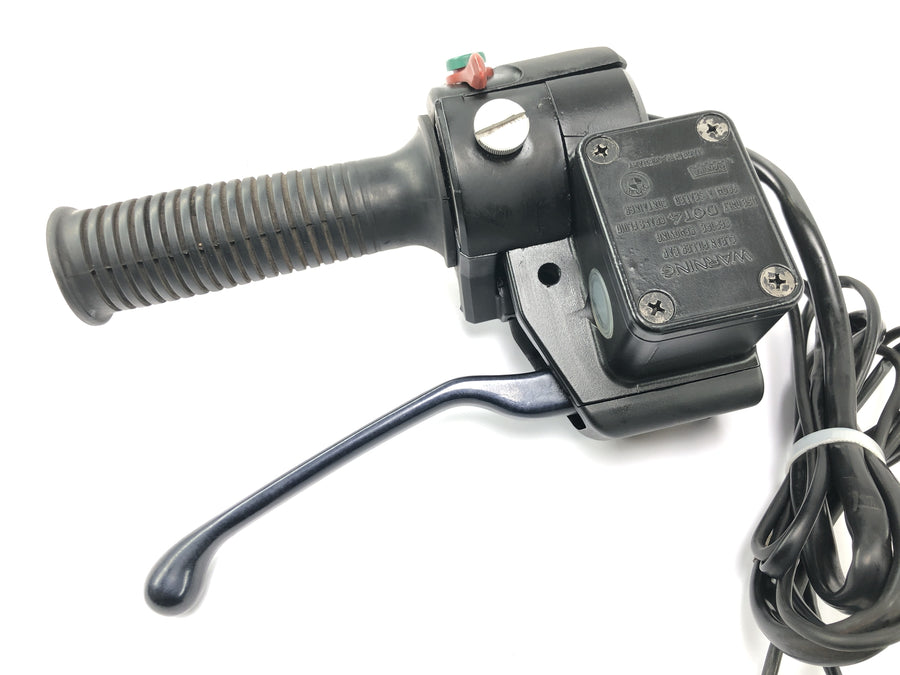 BMW K 1100 LT [1993] - Montaje de manillar derecho, puño del acelerador, unidad de interruptor, palanca de freno, puños calefactables