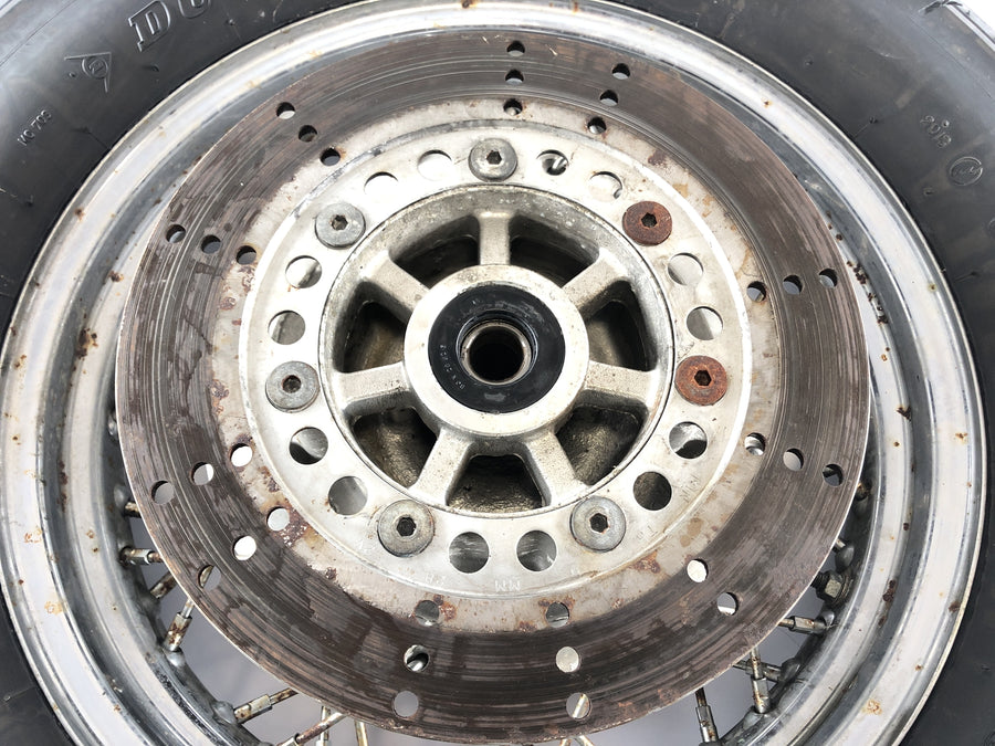 Kawasaki VN 1500 A [1995] - Rim Wheel trasero detrás de Takasago J 3.00 X15 Dunlop K425a 150 90 15