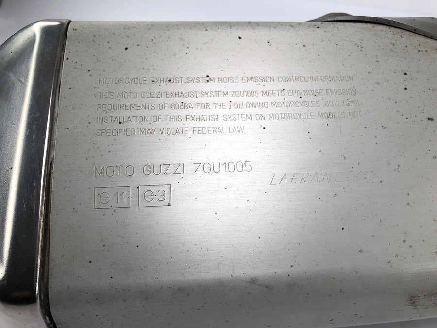 Moto Guzzi Stelvio 1200 4V [2009] - Sistema de salida del silenciador de escape