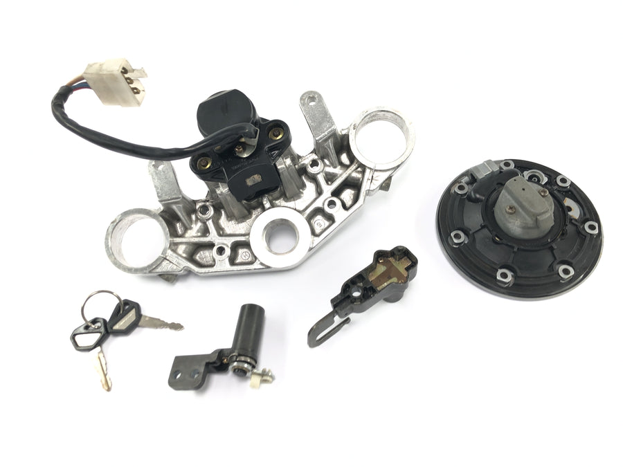 Kawasaki Zephyr 750 ZR750C [1994] - Juego de cerradura, juego de cerradura de encendido, tapa del tanque de bloqueo de dirección