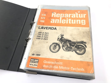 Laverda 1000 [1978] - Instrucciones de reparación del manual de taller - 0