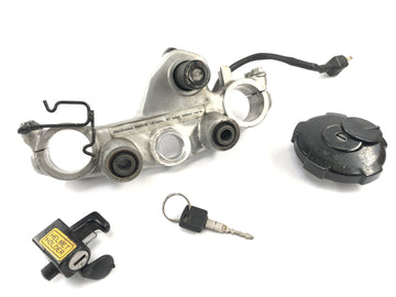 Honda NX 650 RD02 [1989] - Locksmith de bloqueo de bloqueo de bloqueo Bloqueo Helmschloss Gabelbrücke arriba