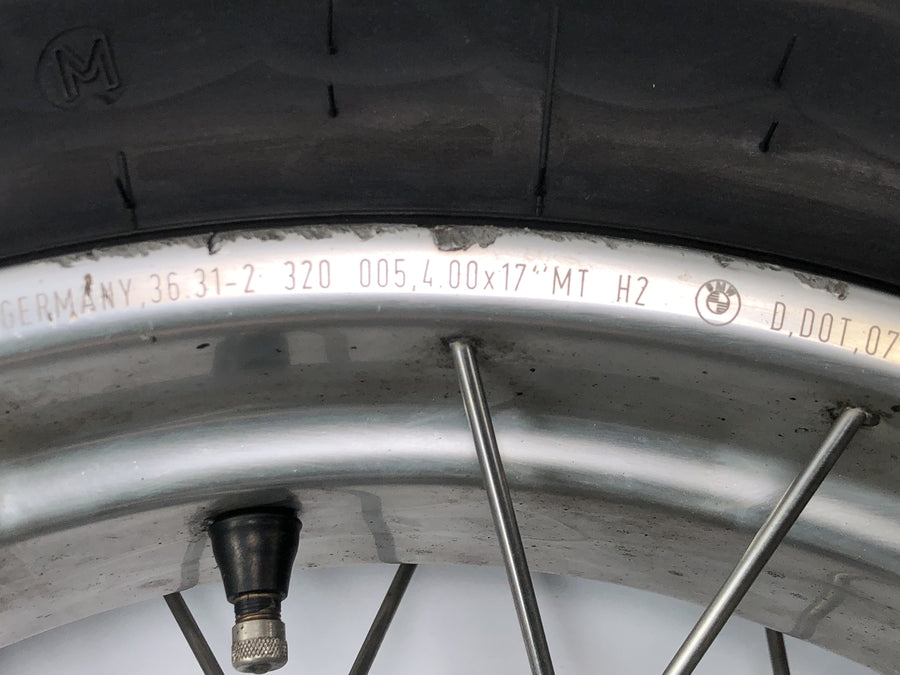 BMW R 1150 GS R21 [2002] - llanta trasera rueda radios 5,40 x 17"