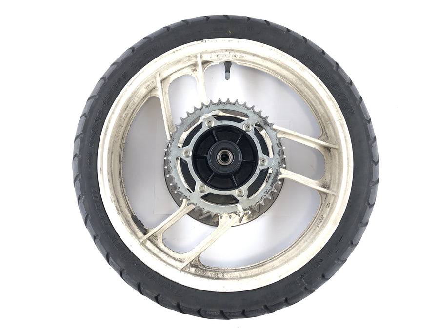 Yamaha RZ 250 R 29L [aprox. 250 YPVS] - Rimbre de la rueda trasera en la parte posterior 2.50 x 18 "con la rueda de la cadena y el disco de freno