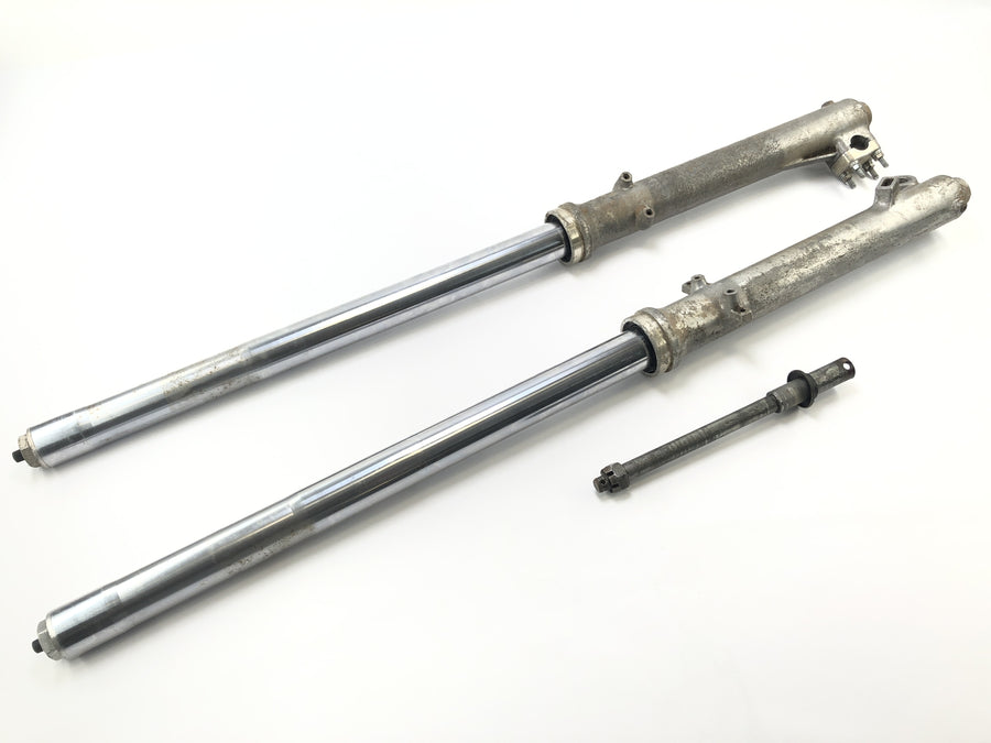 Yamaha XT 500 1U6 [1981] - Hornera de suspensión Telegabel de horquilla con eje