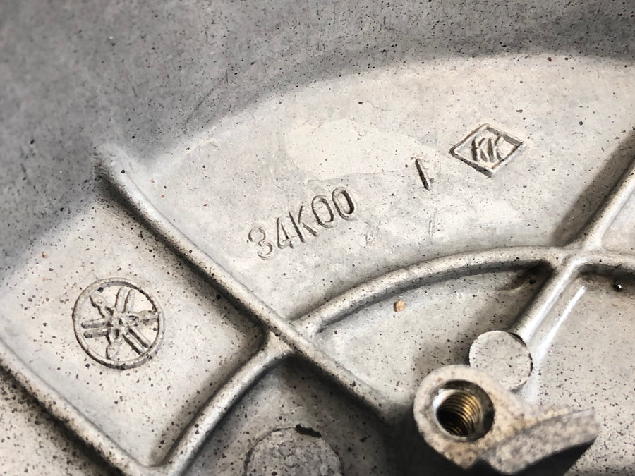 Yamaha XT 600 Zentere 34L [1985] - Tapa del motor de cubierta de maquinaria ligera