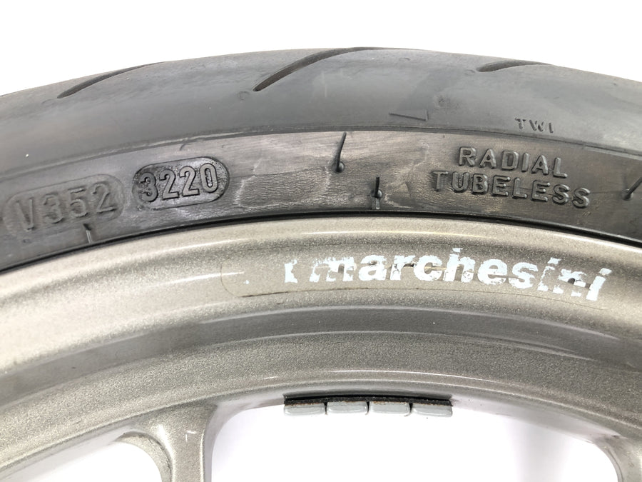 Ducati 999 H4 [2003] - Elemento de aluminio de la llanta de la rueda delantera Marchesini neumáticos 3.50x17 "