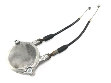Yamaha DT 125 R DE03 [2000] - Carcasa de accionamiento del actuador de la bomba de aceite con cable Bowden
