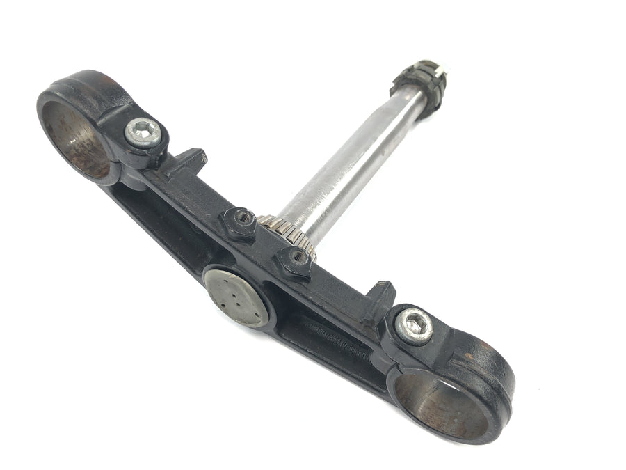 Yamaha MT 03 RM02 [2007] - Puente inferior de la horquilla, abrazadera del cabezal de dirección, puente del cabezal de dirección delantero