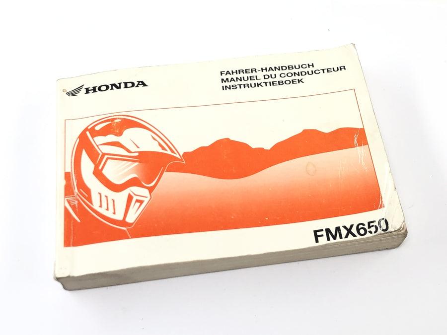 Honda FMX 650 RD12 [2006] - Manual Del Conductor Manual De Usuario Manual De Usuario
