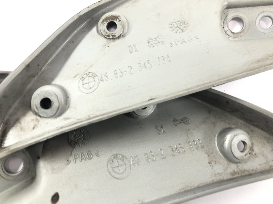 BMW F 650 GS R13 [2000] - Soporte de intermitentes, panel frontal, plateado izquierdo y derecho