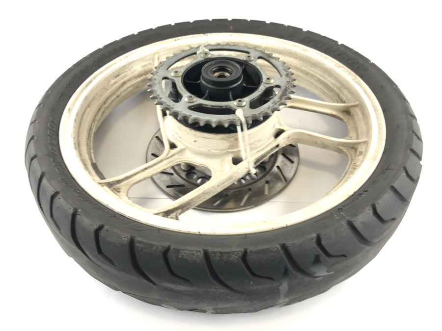Yamaha RZ 250 R 29L [aprox. 250 YPVS] - Rimbre de la rueda trasera en la parte posterior 2.50 x 18 "con la rueda de la cadena y el disco de freno