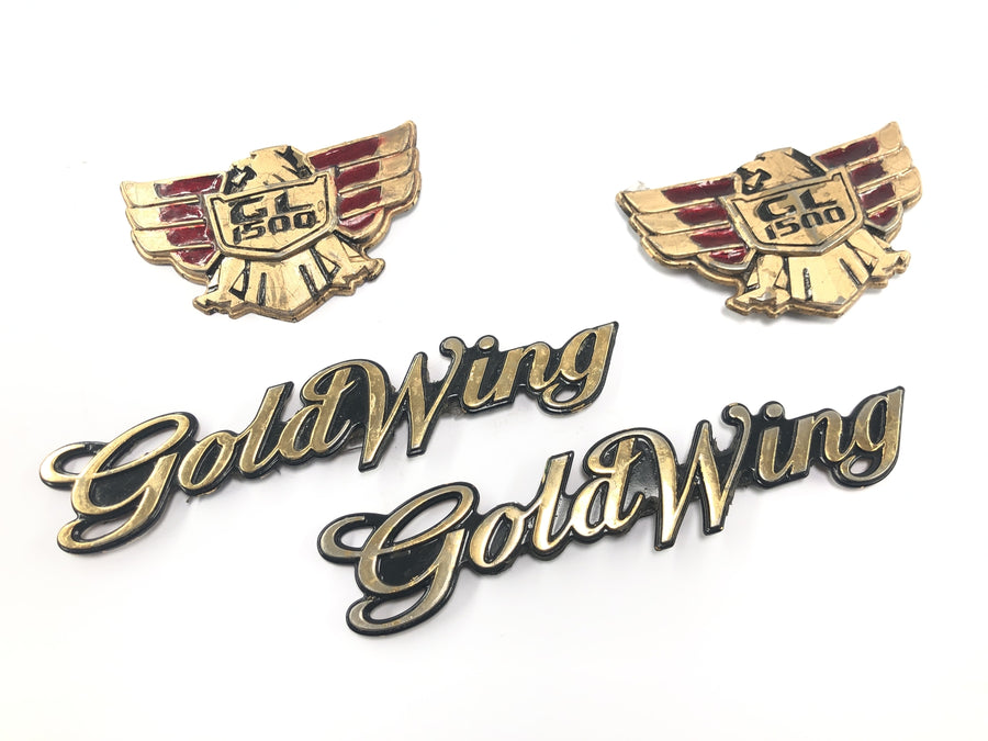 Honda GL 1500 Goldwing SC22 [1993] - conjunto de insignias con el logotipo de GoldWing