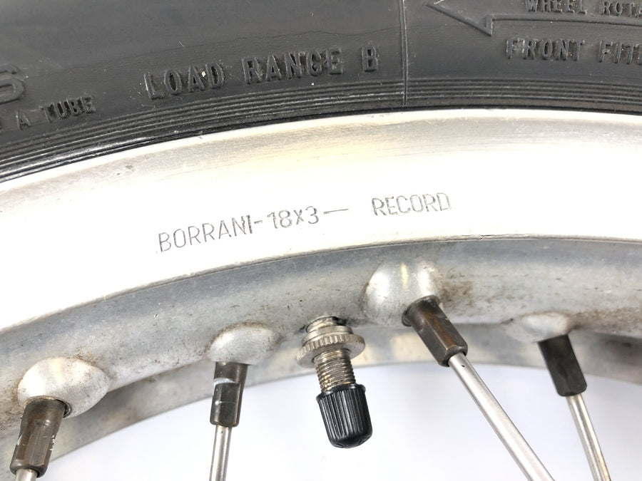 Moto Guzzi V7 Special [1971] - Llanta trasera rueda de radios Borrani 18x3