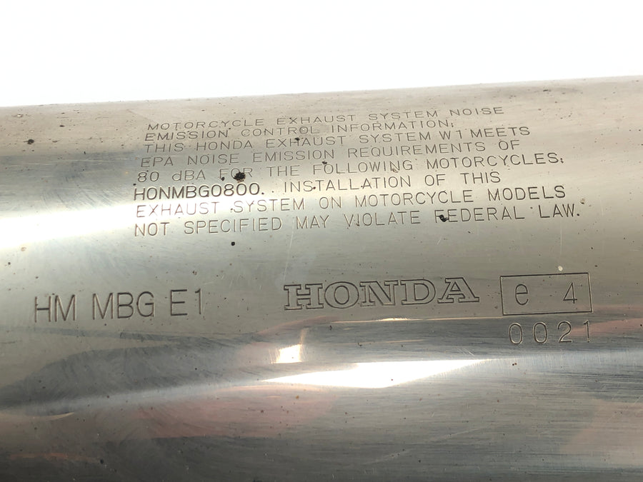 Honda VFR 800 FI RC46 [1999] - Escape silenciador trasero silenciador original