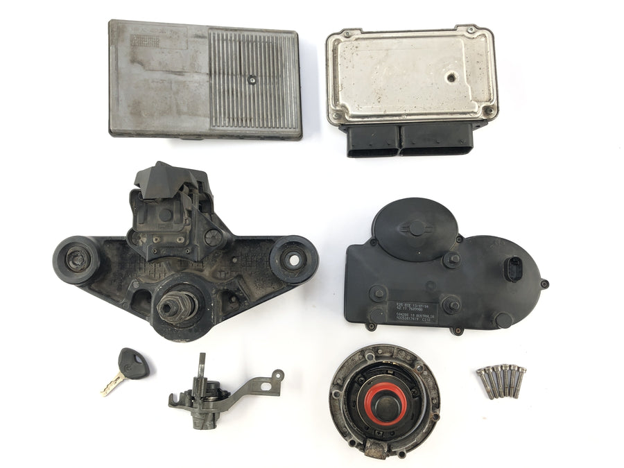 BMW R 1200 GS R12 K25 [2003] - Cerrajería con puente Gabel Inmovilizante sobre CDI Tank Lock Cockpit