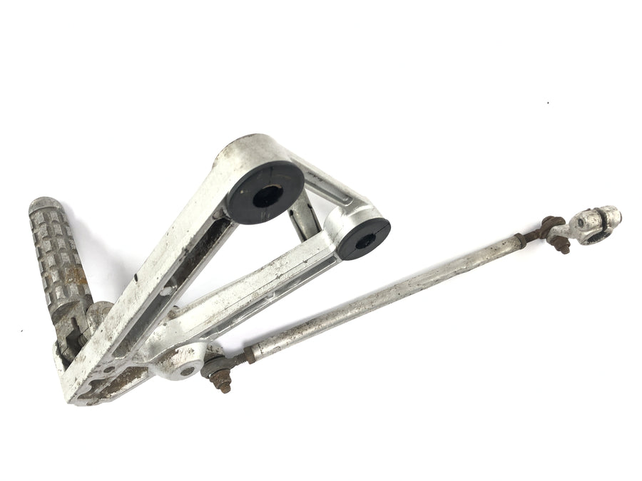Cagiva Mito 125 Evo 8P [2000] - soporte del reposapiés del reposapiés del conductor a la izquierda con pedal de conmutación