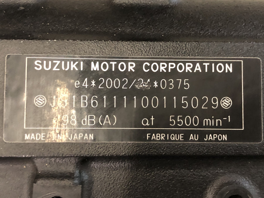 Suzuki GSX R 1000 WVB6 K6 [2006] - bastidor con documento de matriculación del vehículo