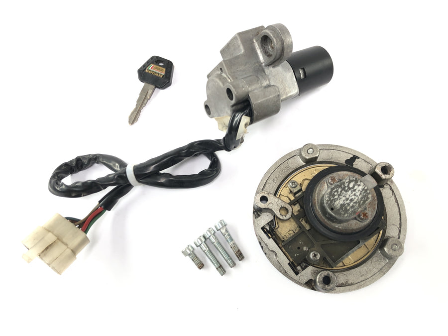 Ducati Monster M600 [1995] - Kit de la llave del conjunto de cubierta del tanque de bloqueo de encendido