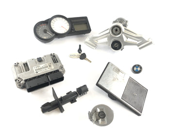 BMW K 1300 S K12S [2010] - Locksmith Zündchlos CDI Tank Lock para Gabelbrücke sobre Tacho Cockpit ECU