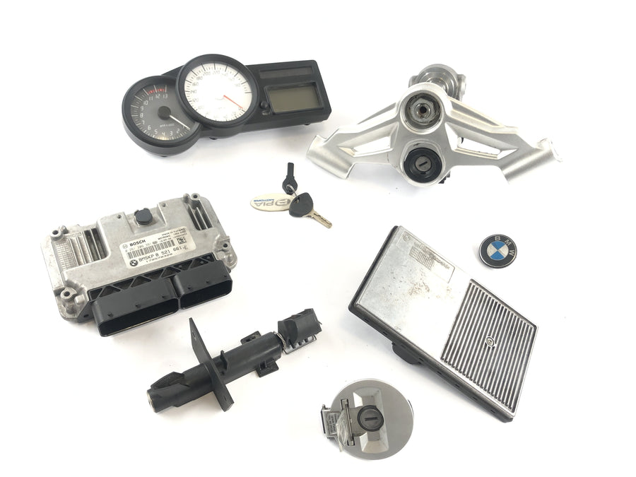 BMW K 1300 S K12S [2010] - Locksmith Zündchlos CDI Tank Lock para Gabelbrücke sobre Tacho Cockpit ECU