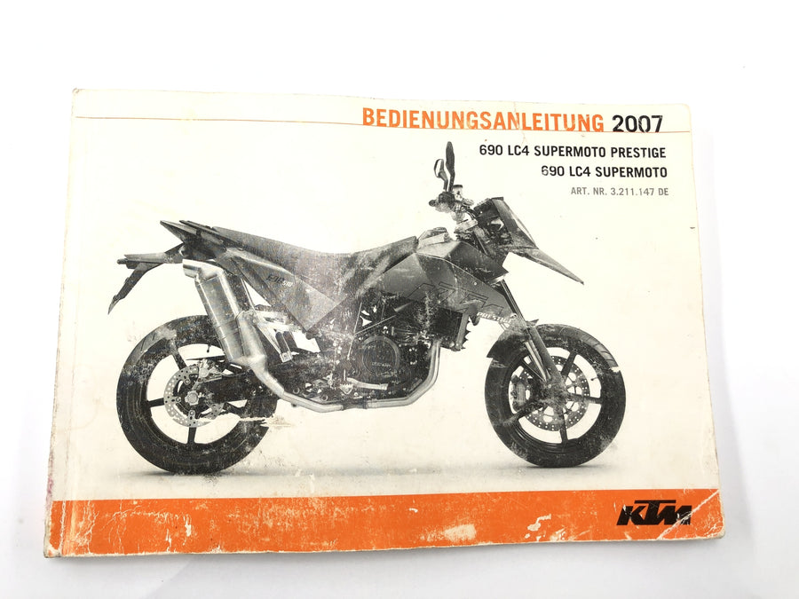 KTM 690 SM Prestige [2007] - Instrucciones de operación