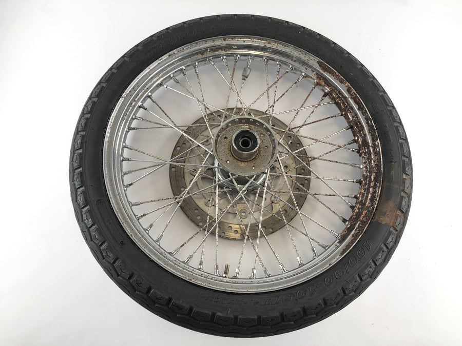 Kawasaki Vn 1500 A [1995] - Rimbre de la rueda delantera en Takasago 19 x 2.15 Dunlop Gold Seal F11 100 90 19
