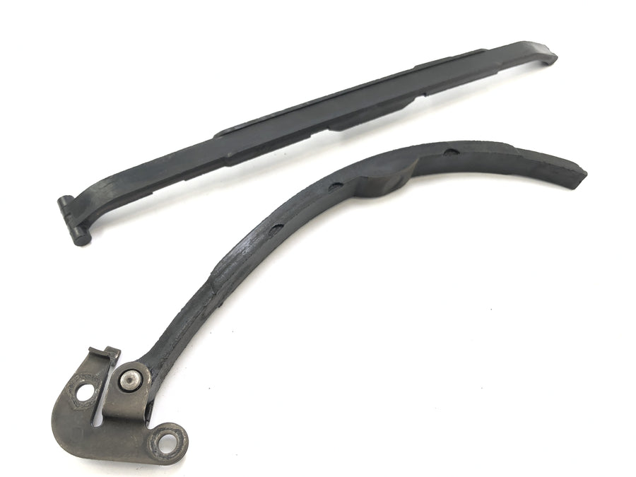 Yamaha XT 350 3YT / 55V [1990] - Cadena de control de riel de tensión y diapositivas