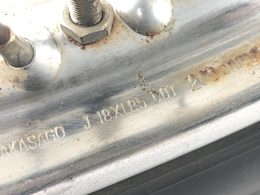 Yamaha DT 175 2K4 [1982] - Llanta trasera rueda de radios 1,85 x 18"