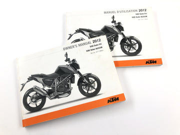 KTM 690 Duke [2012] - Manual de instrucciones en inglés y francés