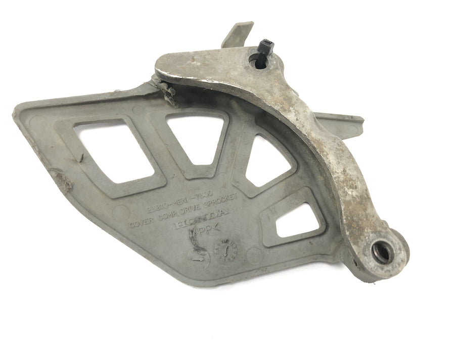 Honda CRF 450 R [2007] - tapa de piñón con protector de cadena guía de cadena escalera de cadena