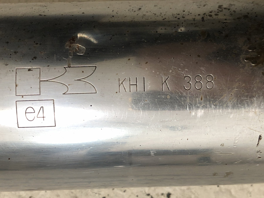 Kawasaki W 650 EJ650A [1999] - Sistema de escape izquierdo, colector de escape, silenciador