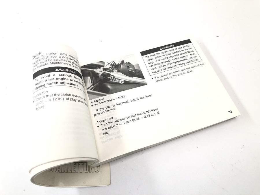 Kawasaki ZX 12 R ZXT20A [2001] - manual de instrucciones de funcionamiento instrucciones de funcionamiento