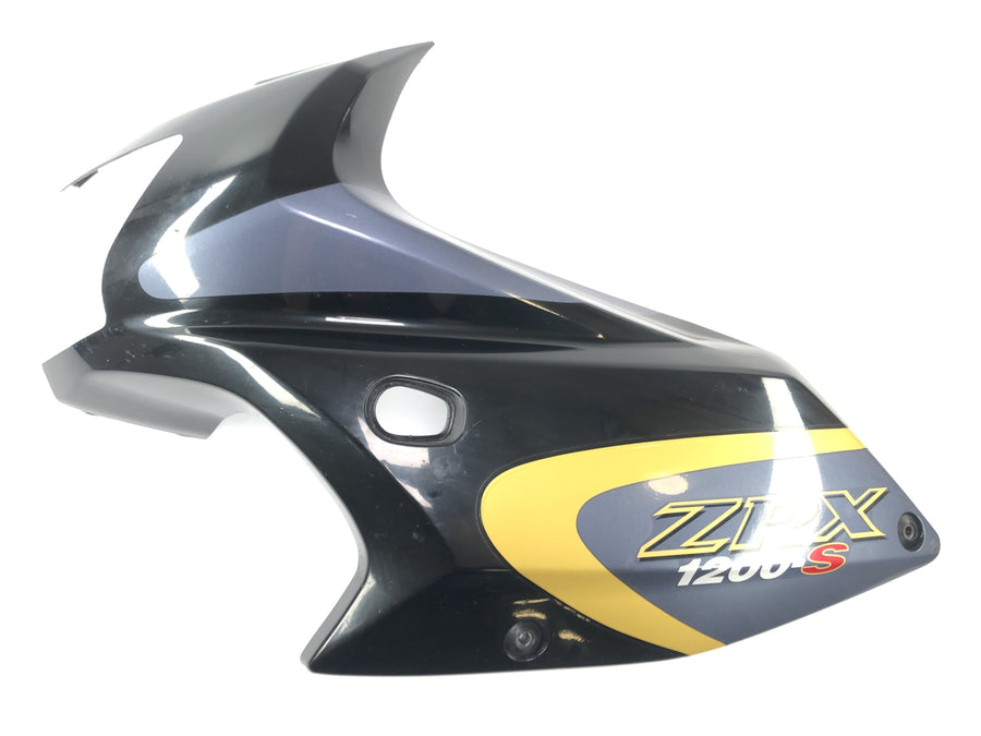Kawasaki ZRX 1200 S ZRT20A [2002] - Deslizamiento lateral de limpieza a la izquierda