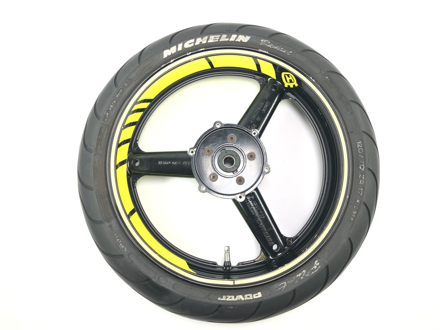 Husqvarna TE 610 H6 8AE [Suzuki RGV 250] - Llanta, juego de neumáticos, rueda delantera 3,50 x 17, rueda trasera 4,50 x 17, juego con copia simulada