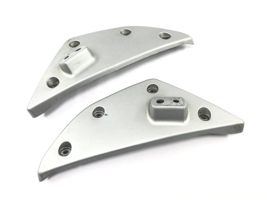 BMW F 650 GS R13 [2000] - Soporte de intermitentes, panel frontal, plateado izquierdo y derecho