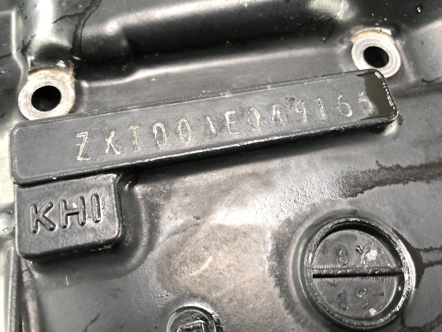 Kawasaki ZX -10 ZXT00B [1990] - Ciudadero de bloque de cilindro de bloque de motor carcasa vacía